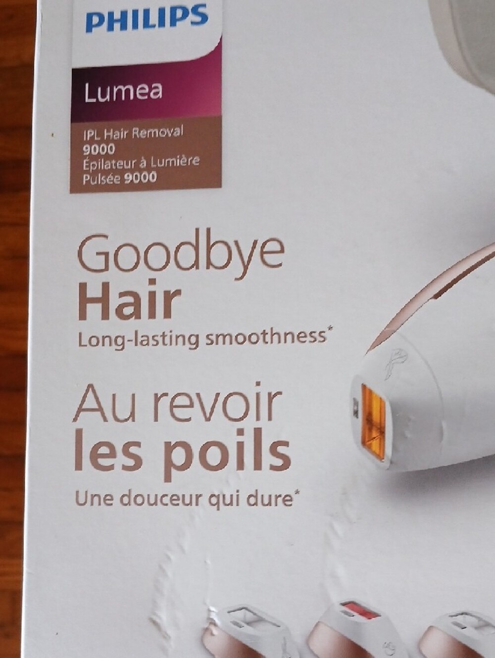 Philips Lumea IPL Hair Removal Device in White with Rose Gold Accents. S - Picture 4 of 4